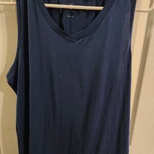 NBlue Sleeveless Top Size Large